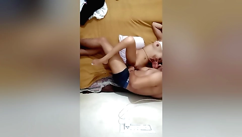 Indian movie video with a sexy chick and a hard guy