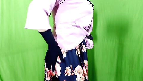 Indian housewife with hot body is fucking by the bed