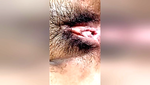 Indian amateur hawt fiddling her hairy pussy and ass