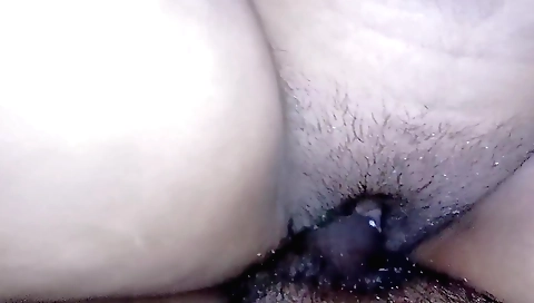 Indian hairy vid 18+ blowjob from husband and wife