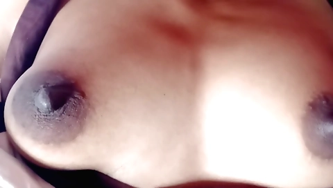 Indian woman shows her beautiful body in her bedroom