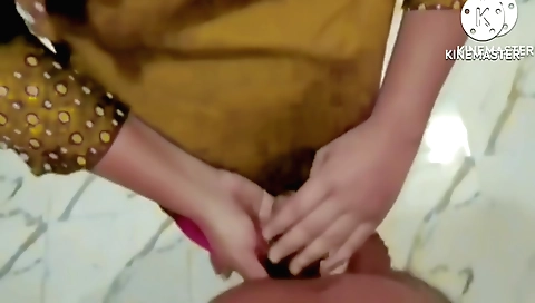 Indian hairy woman gets a head-job with her friend's boyfriend