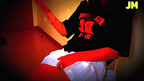 Indian woman with small titties shows her body at a resort