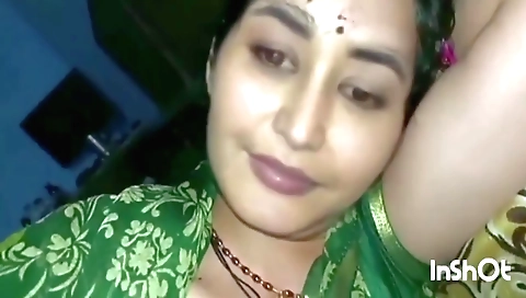 Indian brunette fucks her new husband with passion and joy