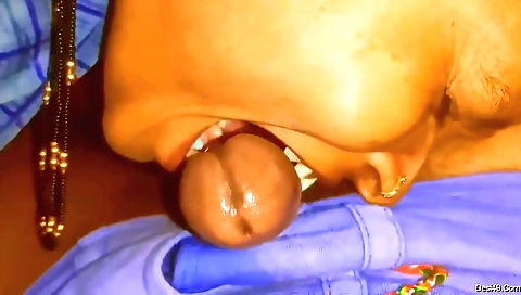 Indian bhabhi gets a blowjob and gets fucked in pov