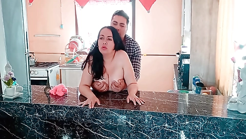 Indian milf has sex with a stepbrother and his girlfriend