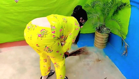 Indian girl enjoys vibrator in front of the camera