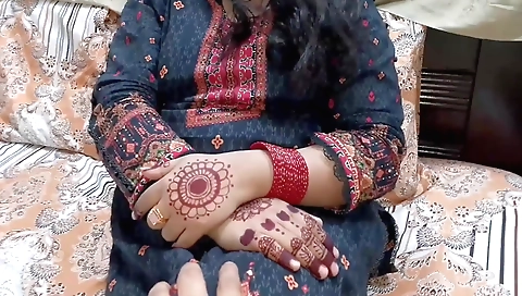 Indian bhabhi is happy when her husband comes to his place