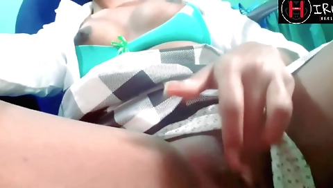 Amateur solo sex clip filmed by me fucking my pussy