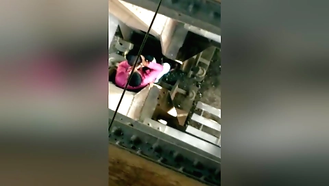 Indian amateur brunette with small tits fucking a guy