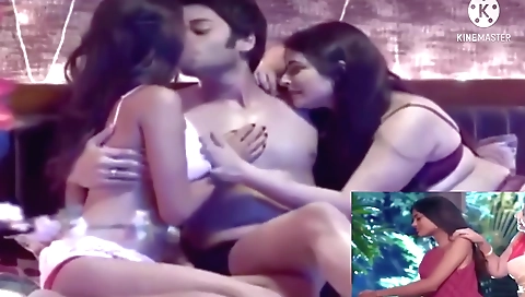 Indian stepdaughter gets creampie after a threesome