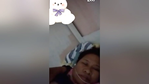 Hairy brunette chick in a pink dress and white bikini