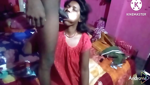 Horny stepsister-inlaw poured her deep throat in her mouth