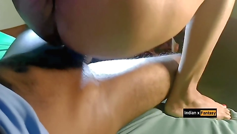 Indian girl rides her boyfriend's big cock in hd video