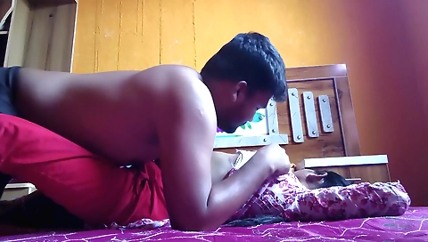Indian man fucks a brunette girl in a hot sex scene