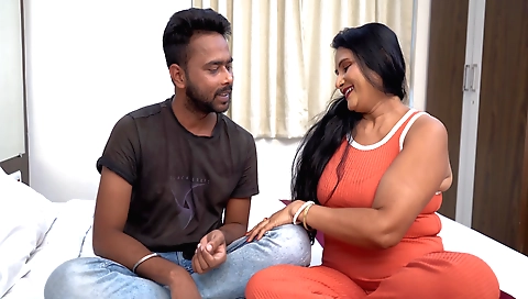 Big ass brunette milf with big tits fucked with her lover