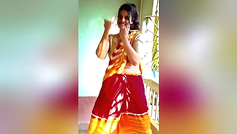 Indian girl seduces her husband while she is playing with a dildo