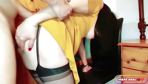 Indian brunette with huge tits fucks her boyfriend