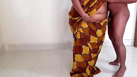 Indian girl with big natural boobs rides a big cock