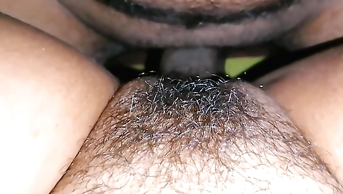 Hairy stepmom in sexy clothes with big ass and booty having sex