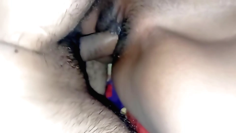 Indian slut with a hairy pussy enjoys all night fucking