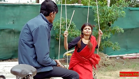 Indian step fantasy with a sexy blonde big tit girl