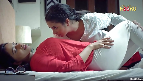 Big tit brunette milf 1 with bhabhi ji enjoys a nice hot sex