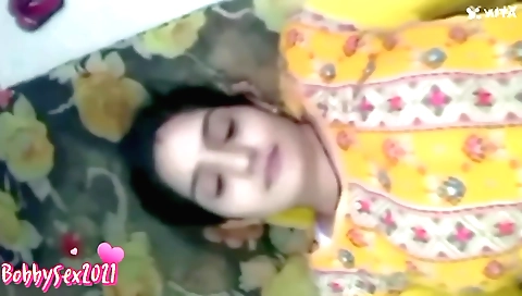 Indian brunette girl with natural body and natural hair