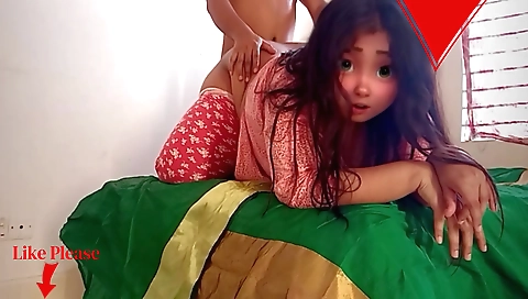 Indian bhabi cheating with her husband and ex-boyfriend in hot video