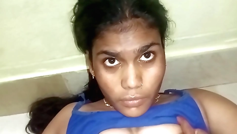 Indian babe 18+ spreads legs and gets fucked in her pants