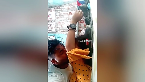 Aasami chick enjoys a wonderful sex show in her homemade sextape