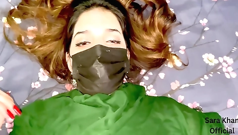 Indian brunette fucked on her husband in POV video