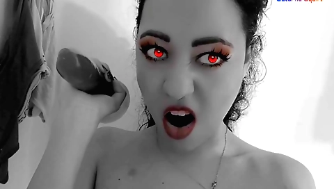 Halloween vampire masturbation 13th on a vampire body