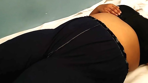 Amateur stepsister shares room with boyfriend on webcam