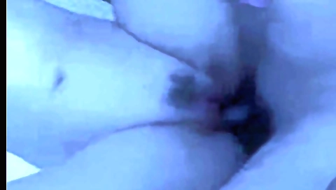 Amateur babe with a hairy pussy makes webcam video