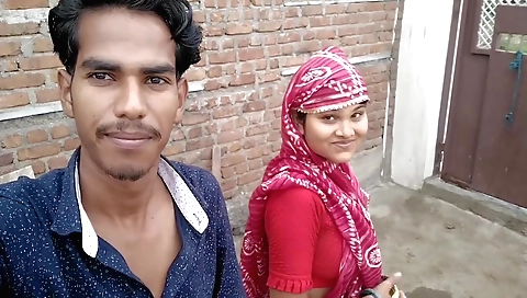 Indian wife in a tight leather top enjoys some sex