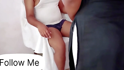 Indian girl getting penetrated with a large hard cock