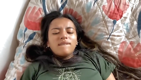 Indian stepsister with big tits gets fucked behind