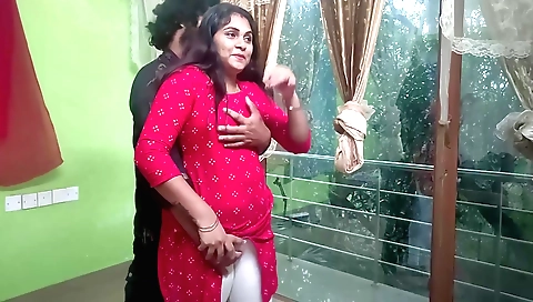 Indian hotties with large asses have an erotic affair