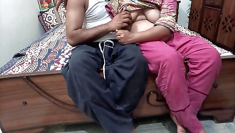 Big boobs brunette amateur rides a dick in ass and pussy