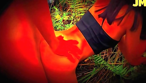 Indian girl is playing outdoor sex with her boyfriend