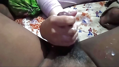 Indian babe in a dress is getting her pussy fucked