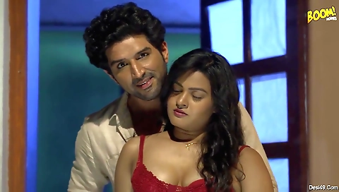 Big tits brunette milf fucks a huge cock with her mouth and face