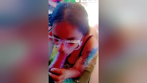 Indian girl with a hot tattooed pussy riding a big cock