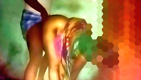 Indian amateur porn video with horny girl doggy style sex