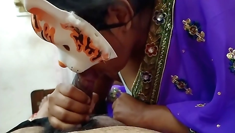 Indian girl sucks and rides her stepbrother's cock