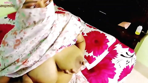 Indian brunette with a big ass and a big booty enjoys anal sex